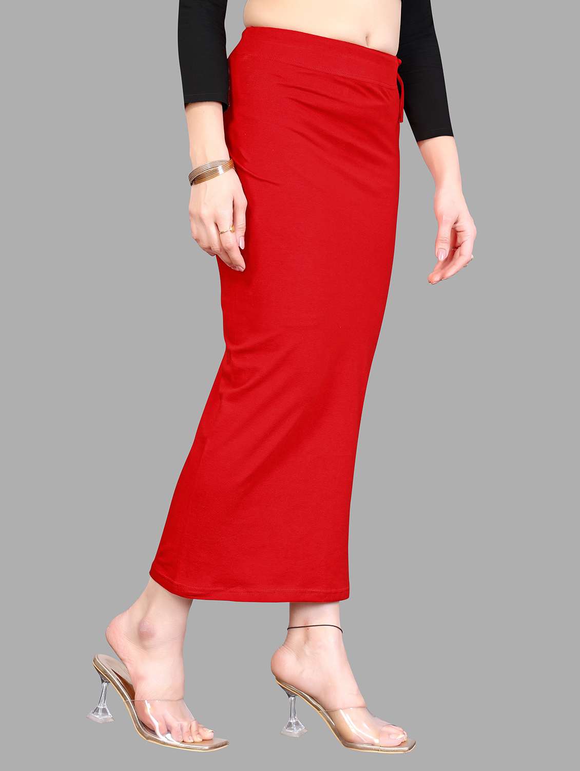 solid straight petticoat with drawstring - 21221151 -  Standard Image - 1