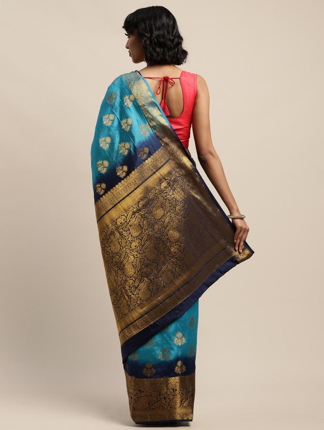 women self design banarasi saree with blouse - 21221256 -  Standard Image - 1