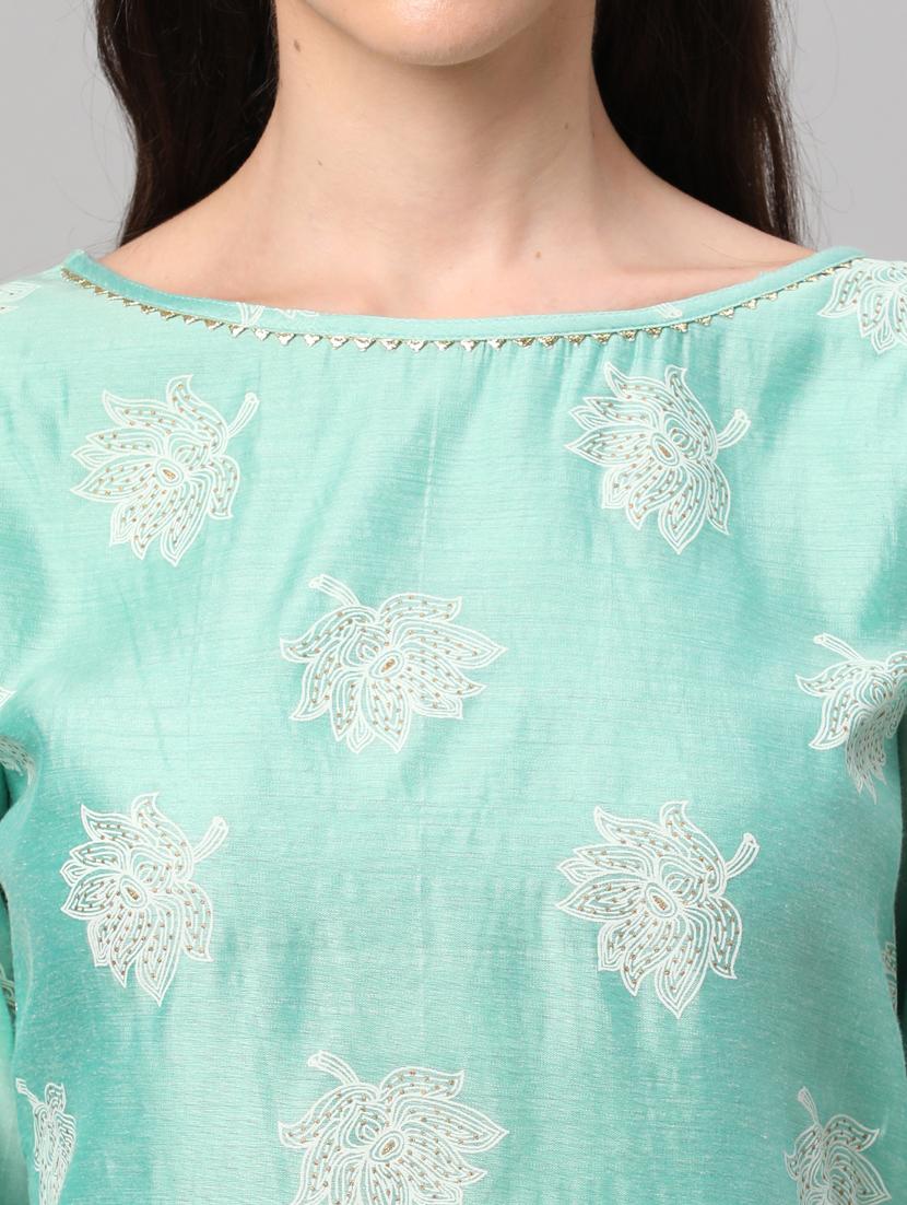women floral kurta sharara set with dupatta - 21221485 - Standard Image - 6