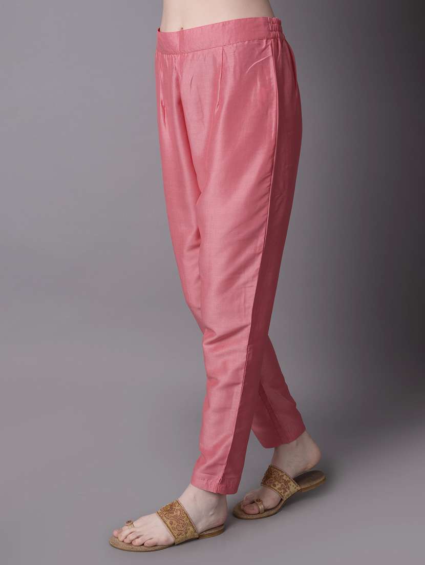 coral kurta jacket set - 21221522 -  Standard Image - 4