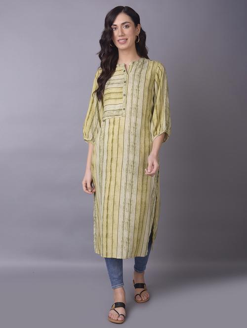 women mandarin neck straight kurta - 21221564 - Standard Image - 0