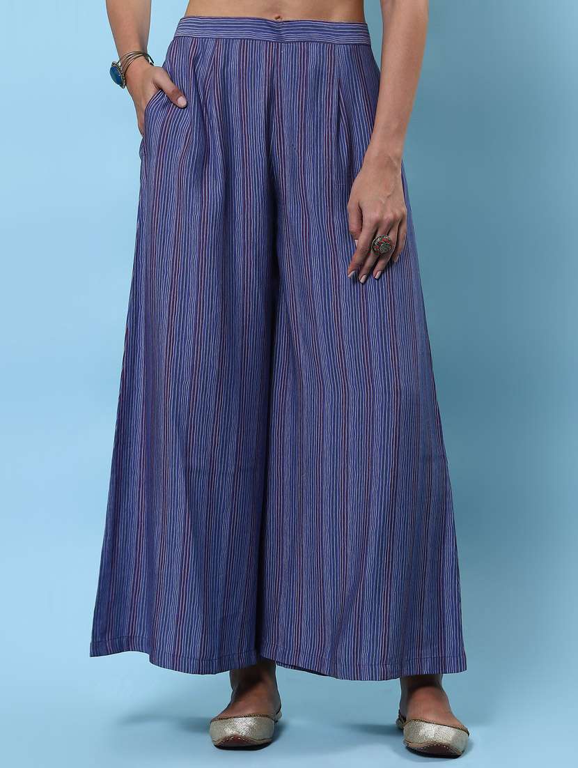 women printed kurta palazzo set with dupatta - 21221629 -  Standard Image - 4