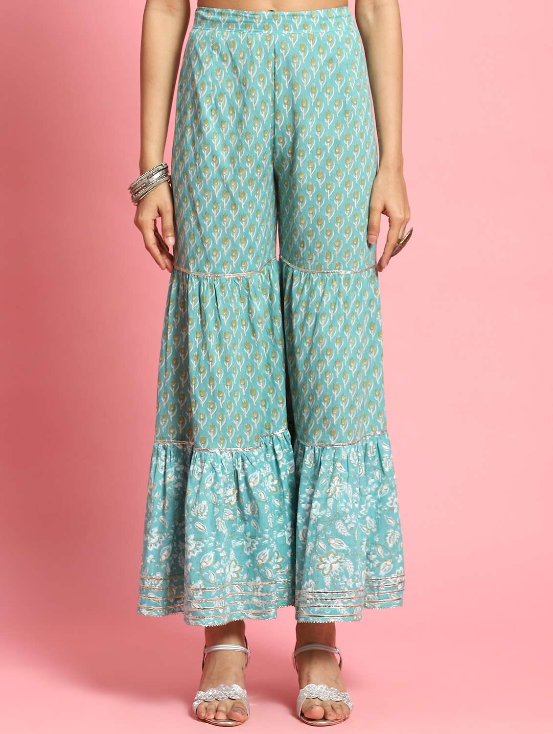 Women Kurta Sharara Set With Dupatta