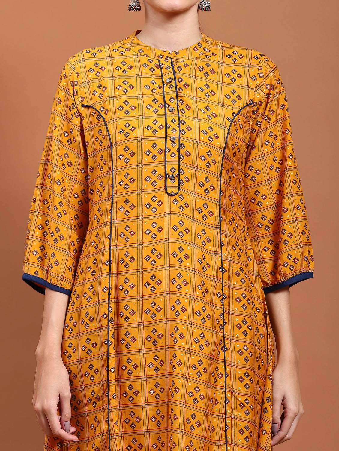 women kurta palazzo set with dupatta - 21221737 - Standard Image - 6
