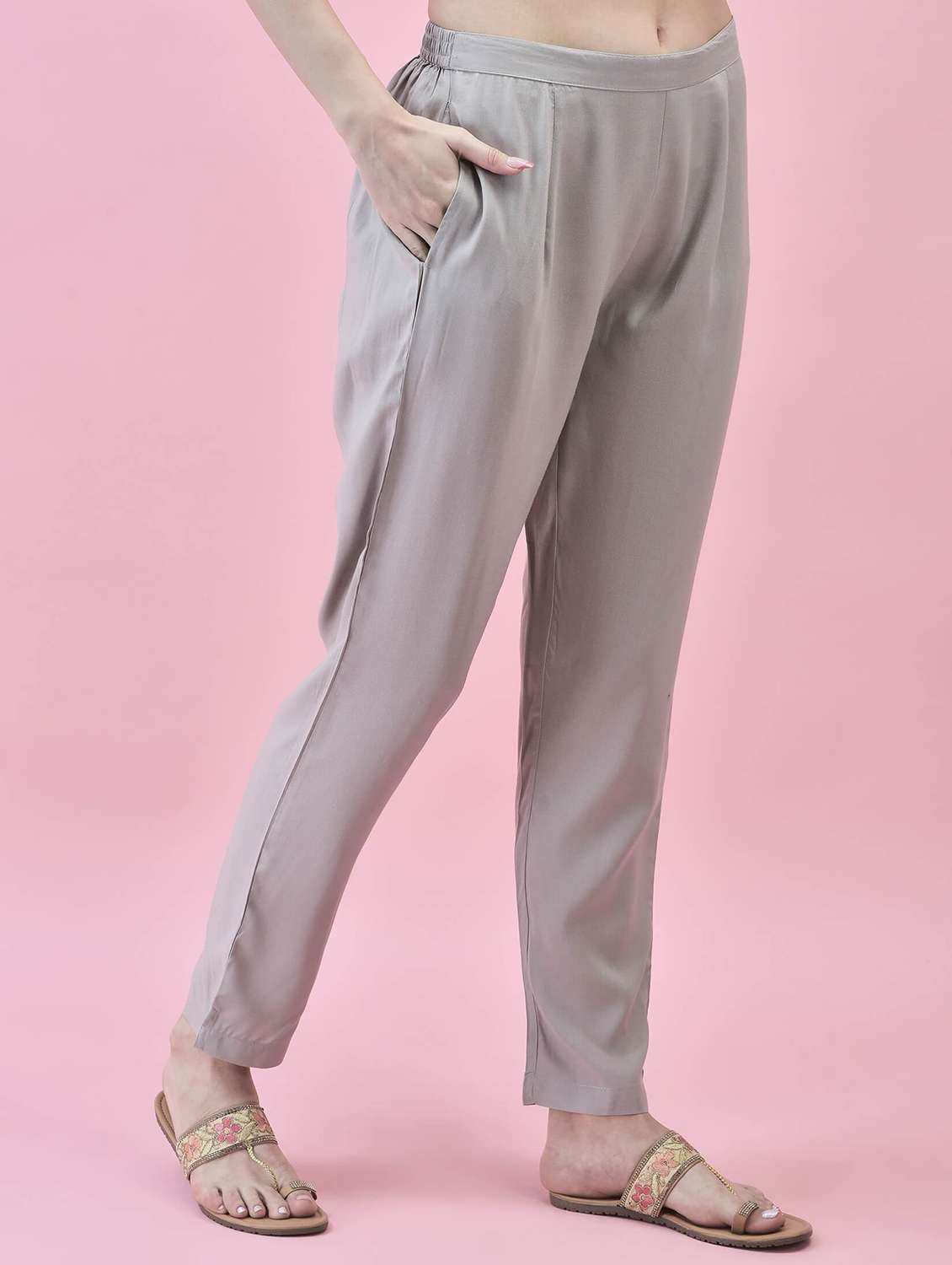 women three quarter sleeve kurta pant with dupatta set - 21221796 -  Standard Image - 6