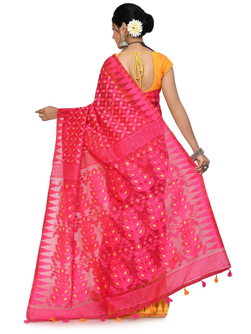 women self design jamdani saree - 21222083 - Standard Image - 1