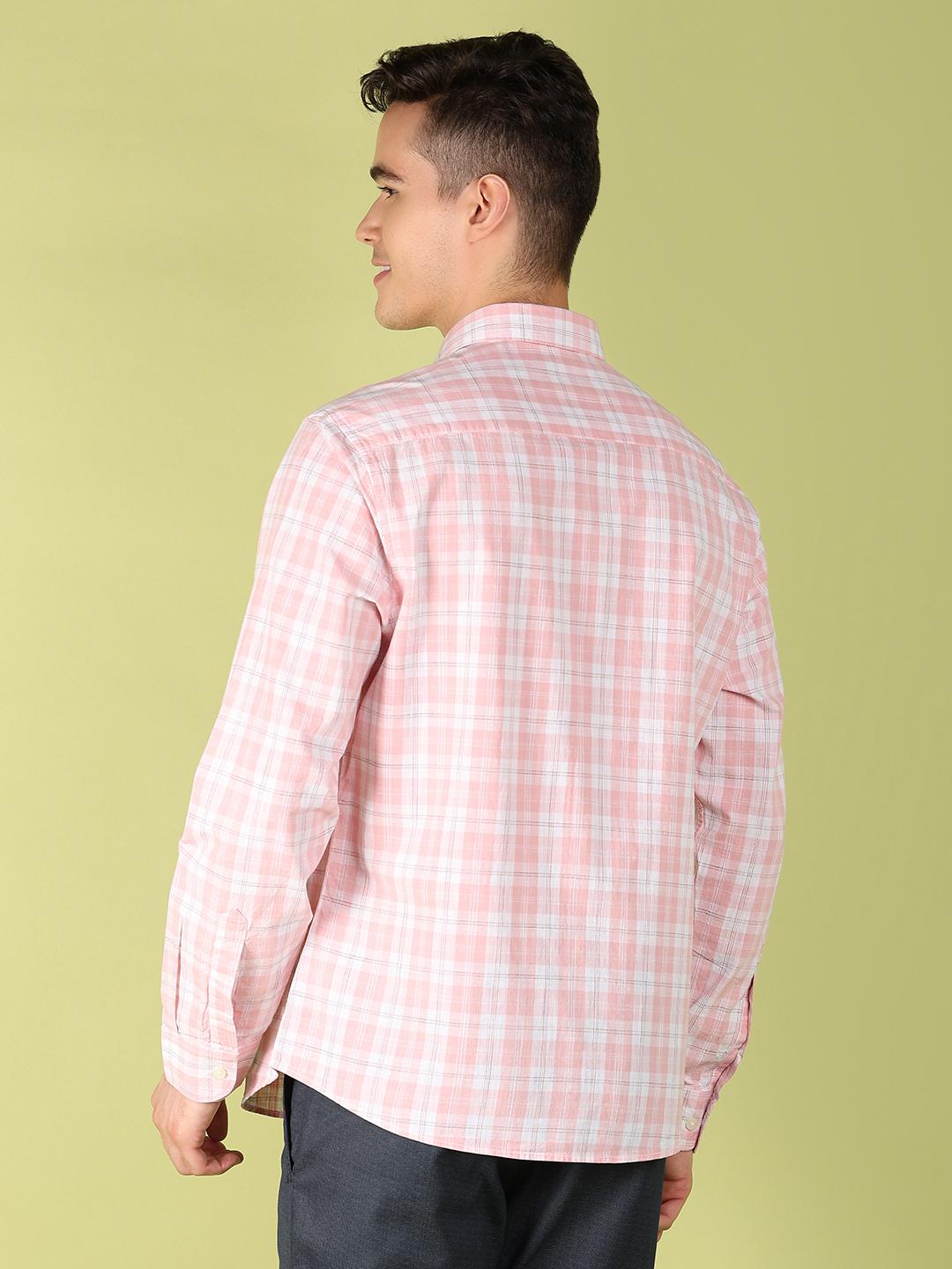 light pink lyocell casual shirt - 21222382 - Standard Image - 4