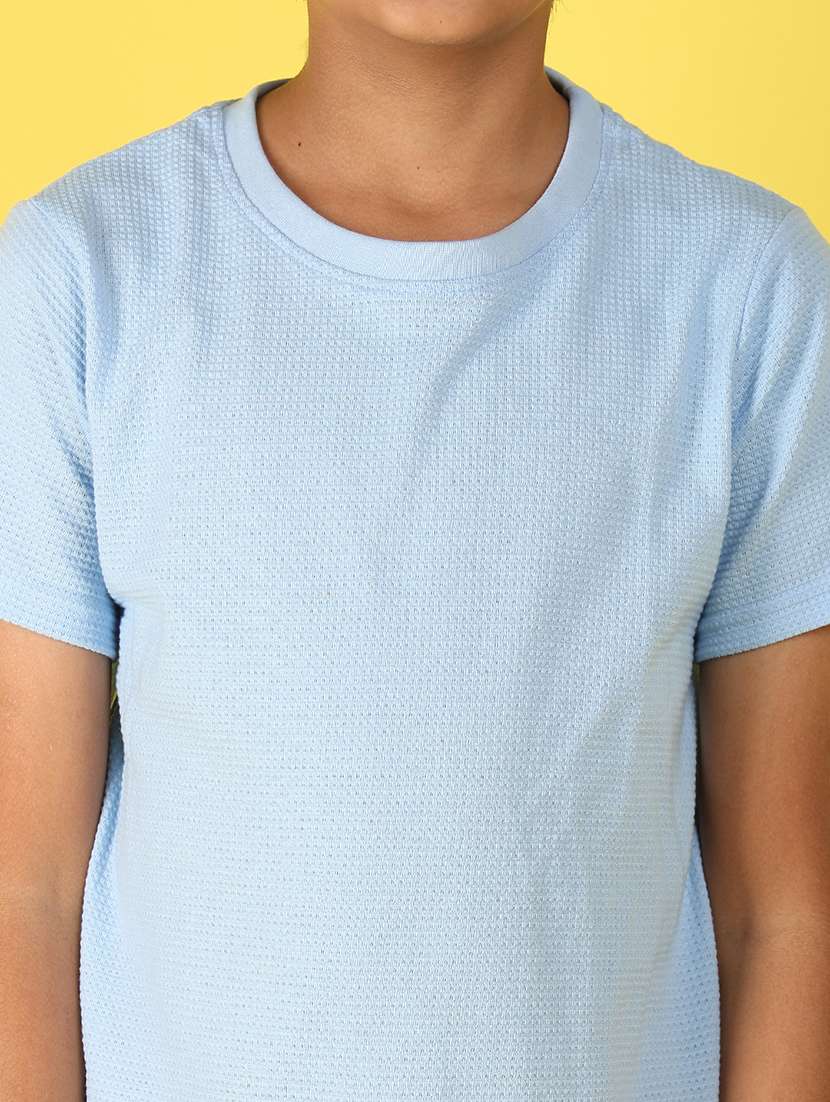 boys blue cotton t-shirt - 21222447 -  Standard Image - 6