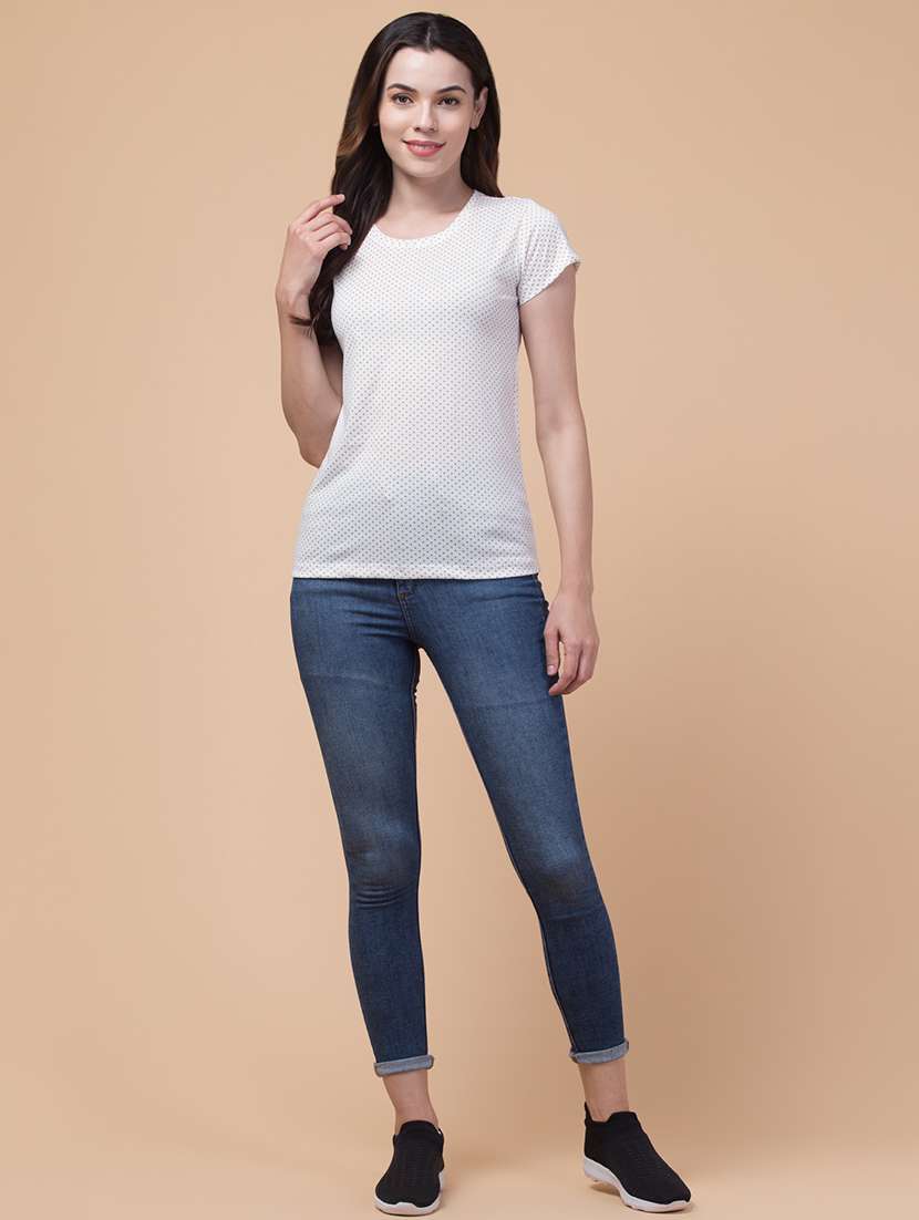 round neck all over printed t-shirt - 21222644 -  Standard Image - 4