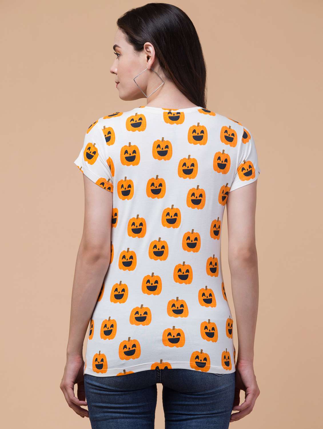 round neck all over printed t-shirt - 21222645 -  Standard Image - 1