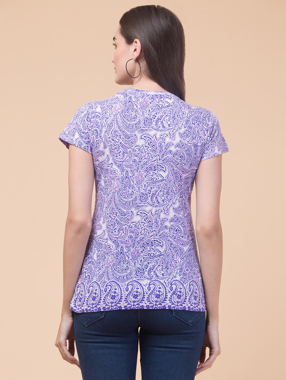 paisley printed t-shirt - 21222667 - Standard Image - 1