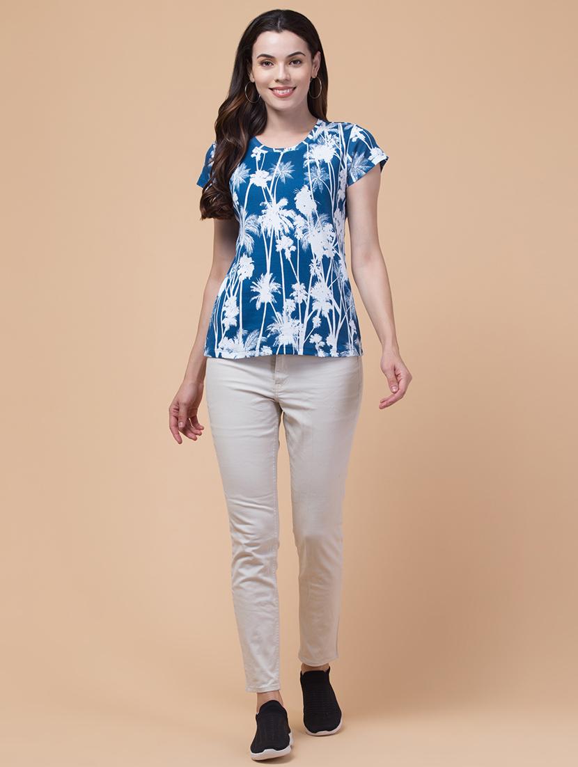 tropical printed t-shirt - 21222670 - Standard Image - 4