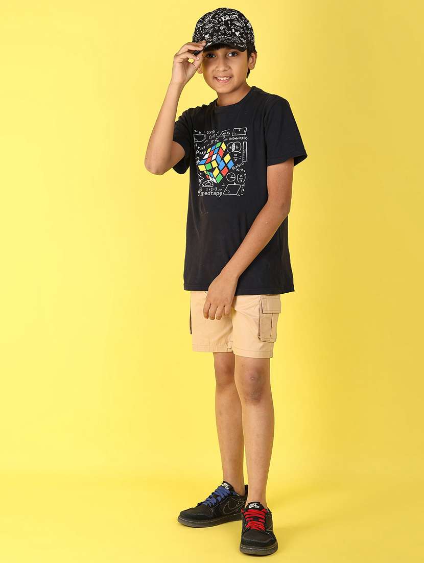 boys beige cotton shorts  - 21222839 -  Standard Image - 4