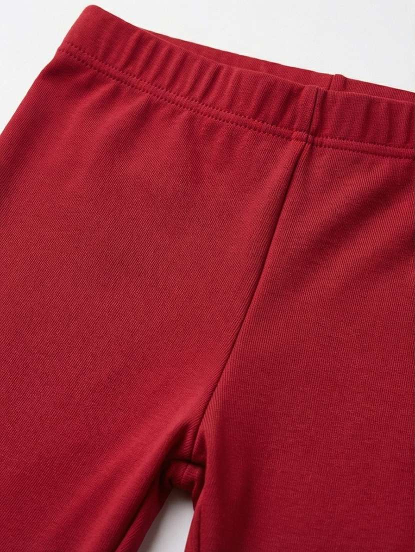 women solid mid rise ankle length leggings - 21223085 -  Standard Image - 4