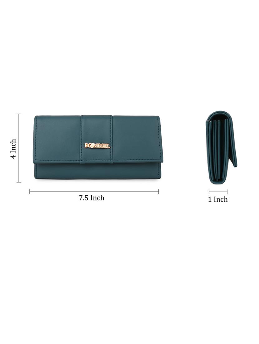 women solid leatherette clutch - 21223558 -  Standard Image - 1