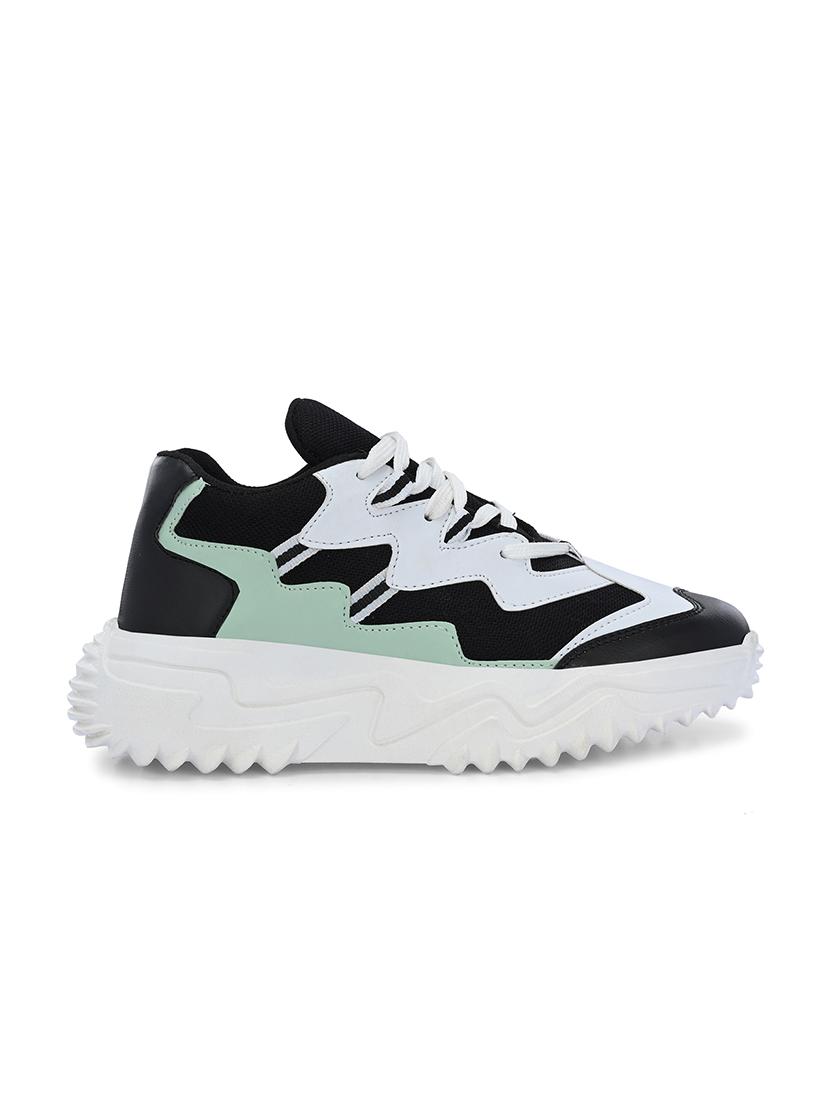 multi colored synthetic laceup casual shoes - 21223643 - Standard Image - 4