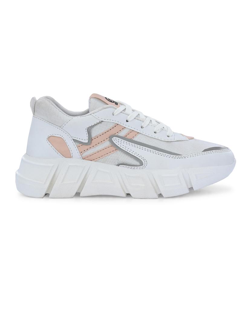 multi colored synthetic laceup casual shoes - 21223650 - Standard Image - 1
