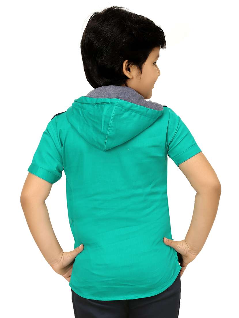 boys short sleeve printed casual jacket - 21224182 -  Standard Image - 1