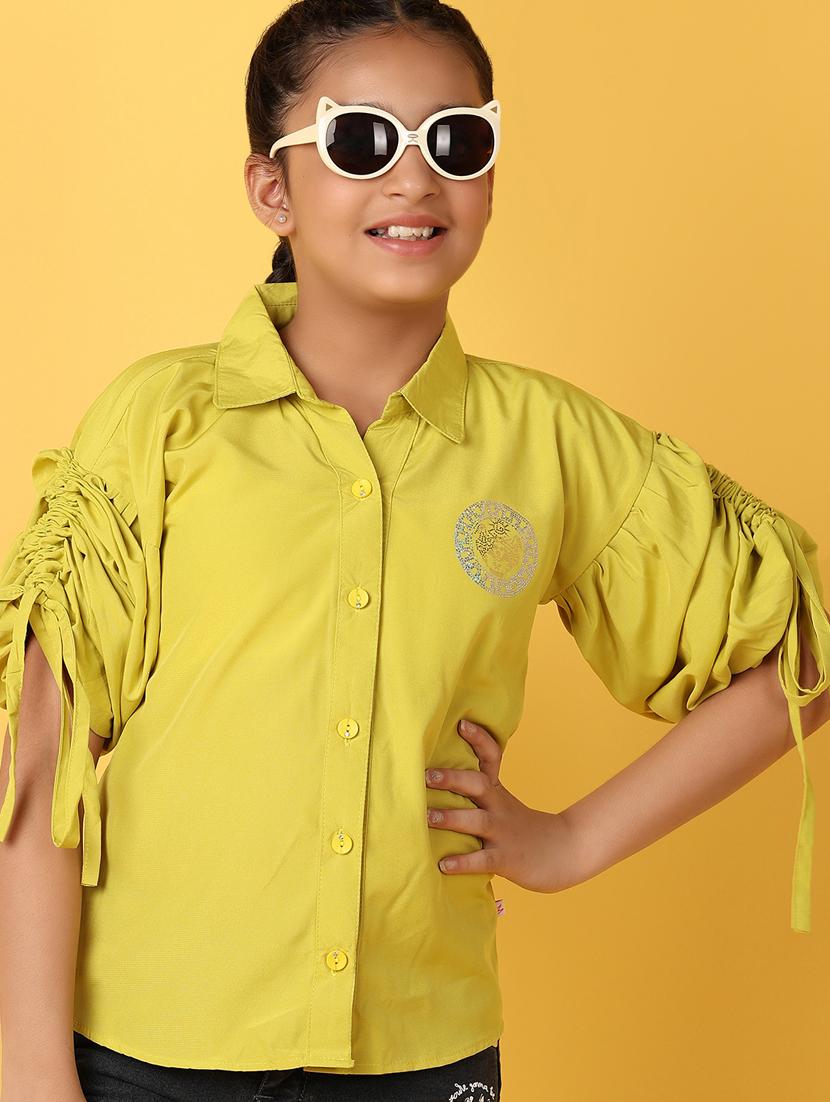 girls green cotton top - 21224469 -  Standard Image - 1