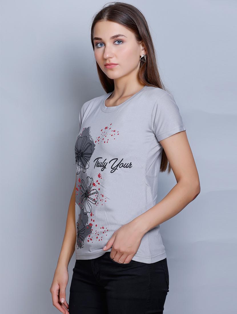 women round neck short sleeves t-shirt - 21224982 - Standard Image - 1