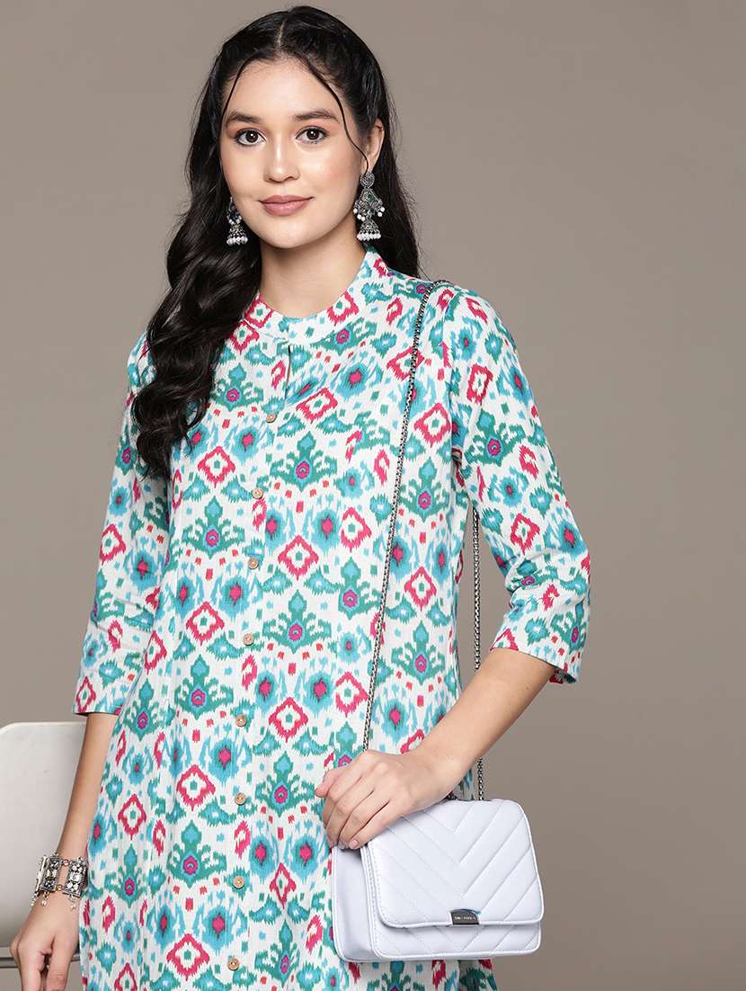 blue kurta palazzo set - 21225080 -  Standard Image - 4