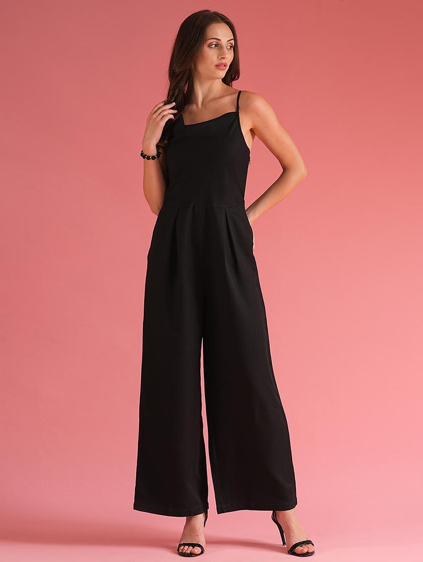 women solid cowl neck jumpsuit - 21225182 -  Zoom Image - 0