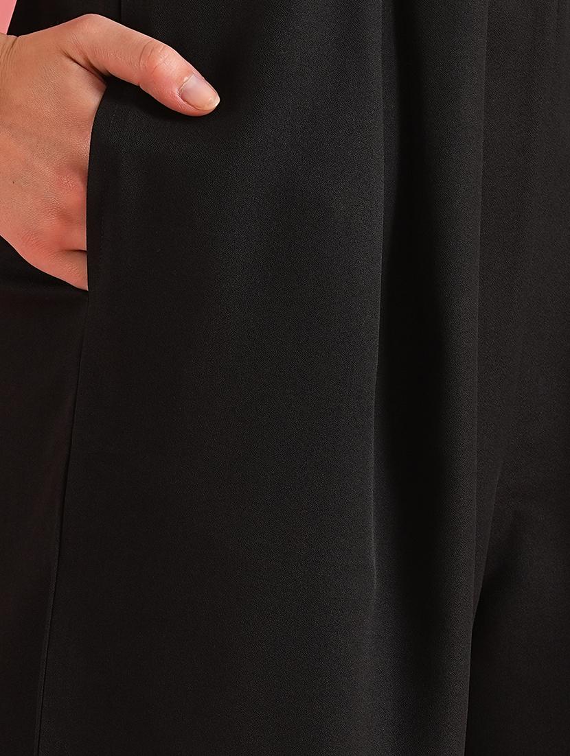 women solid cowl neck jumpsuit - 21225182 - Standard Image - 4