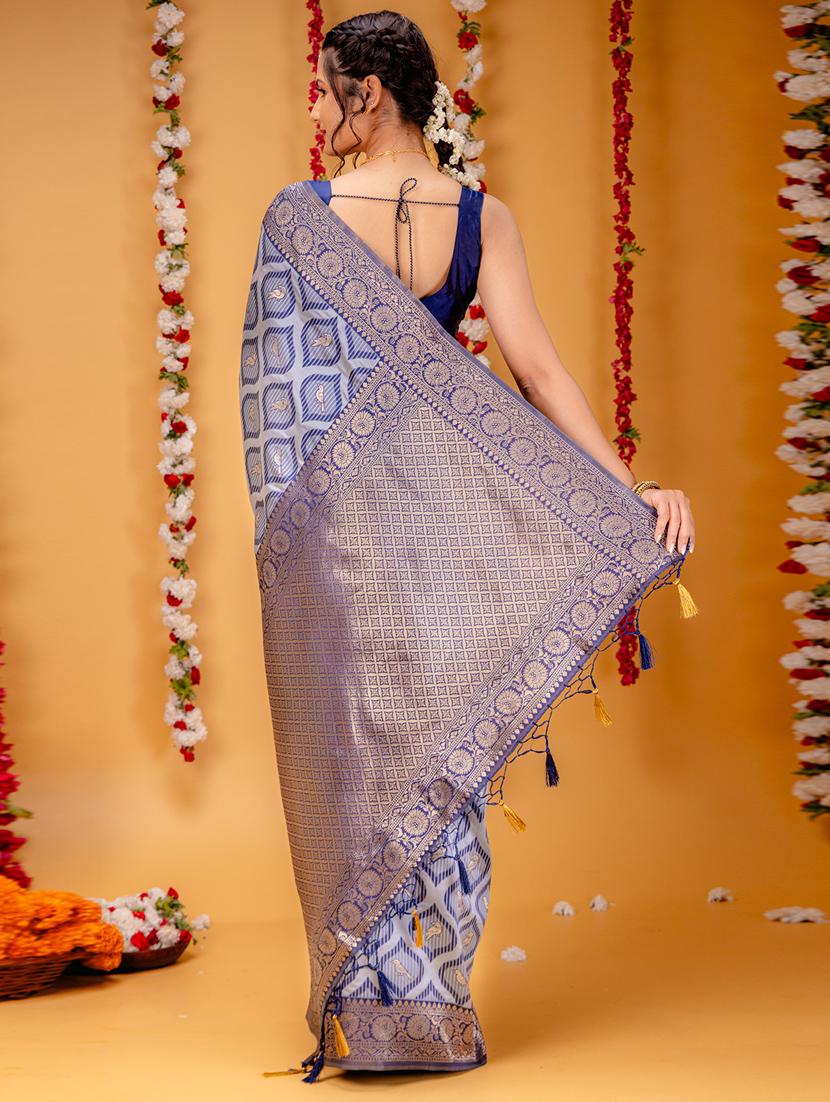 women self design banarasi saree - 21227285 -  Standard Image - 1