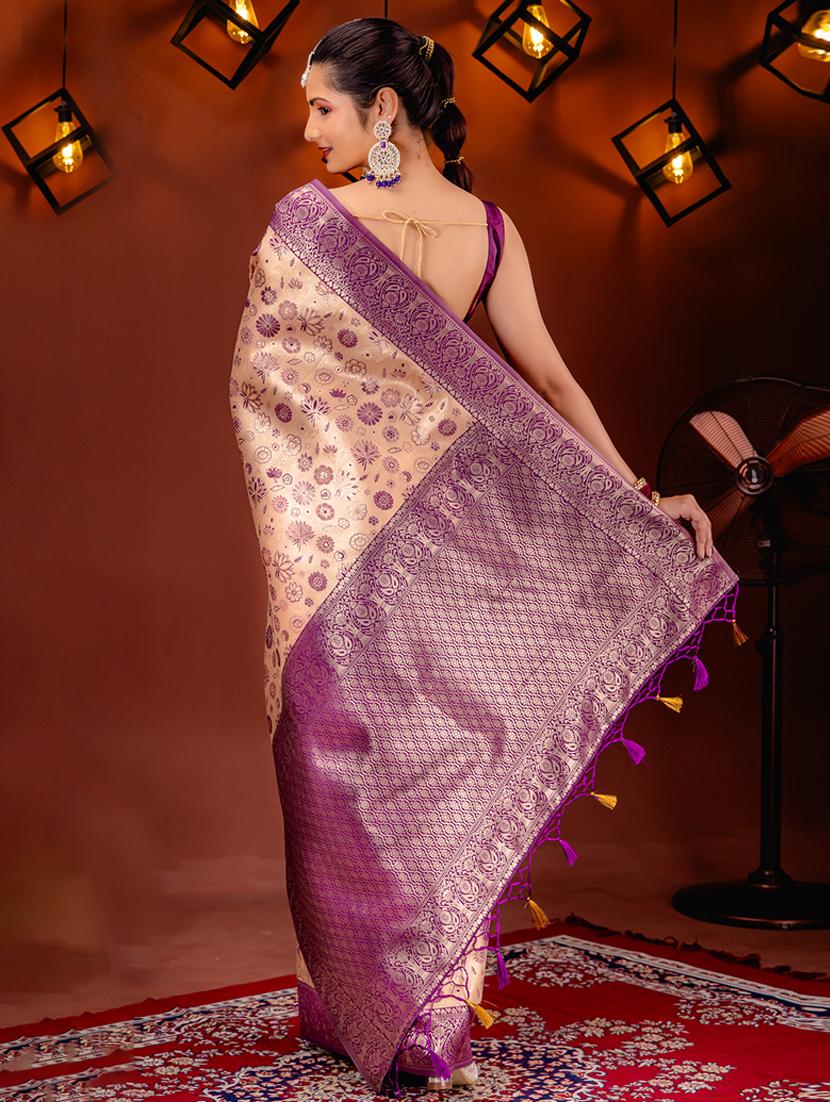 orange art silk kanjivaram saree - 21227296 - Standard Image - 1