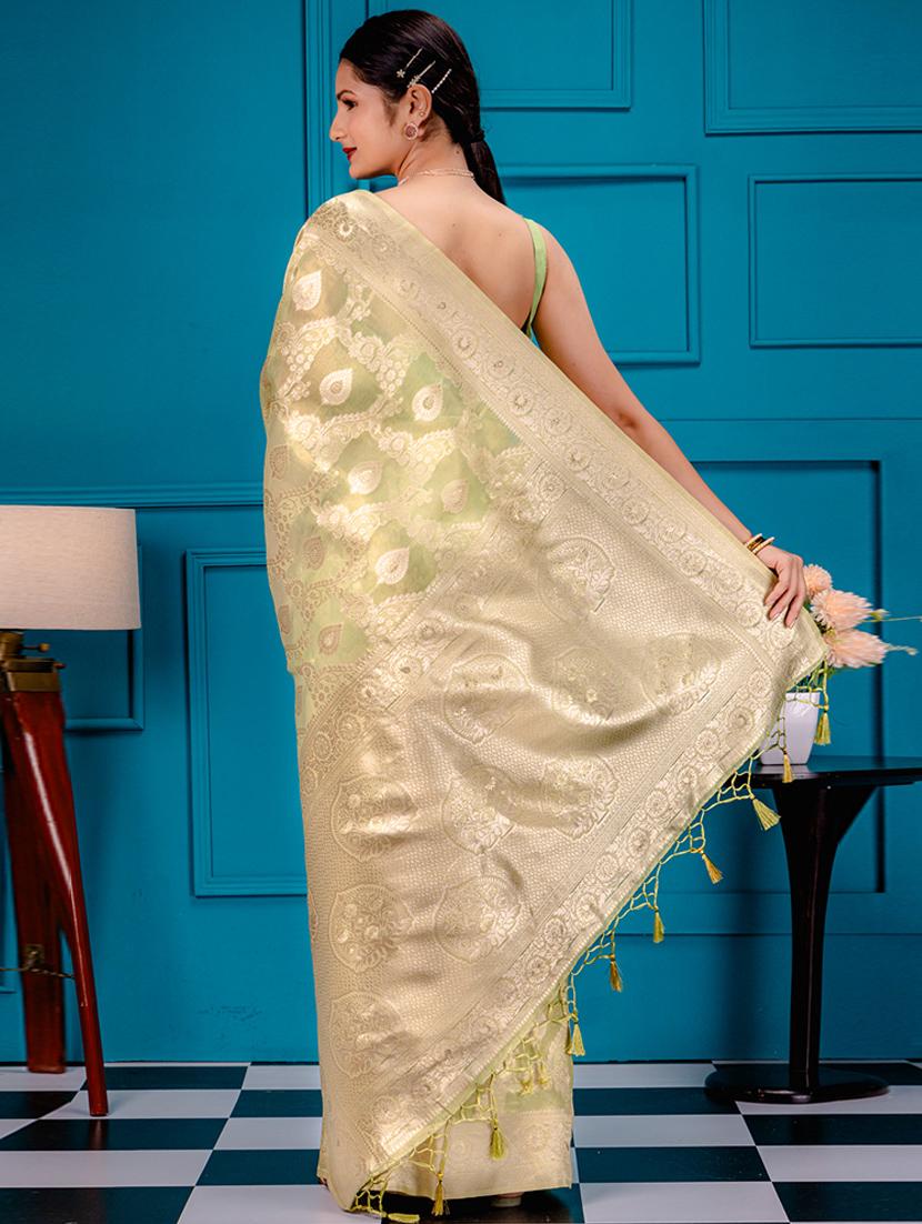 women self design bordered saree with blouse - 21227307 - Standard Image - 1