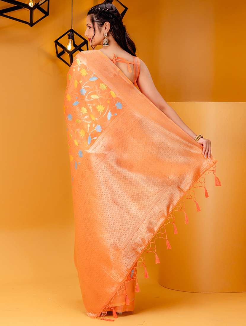 women self design banarasi saree with blouse - 21227339 -  Standard Image - 1