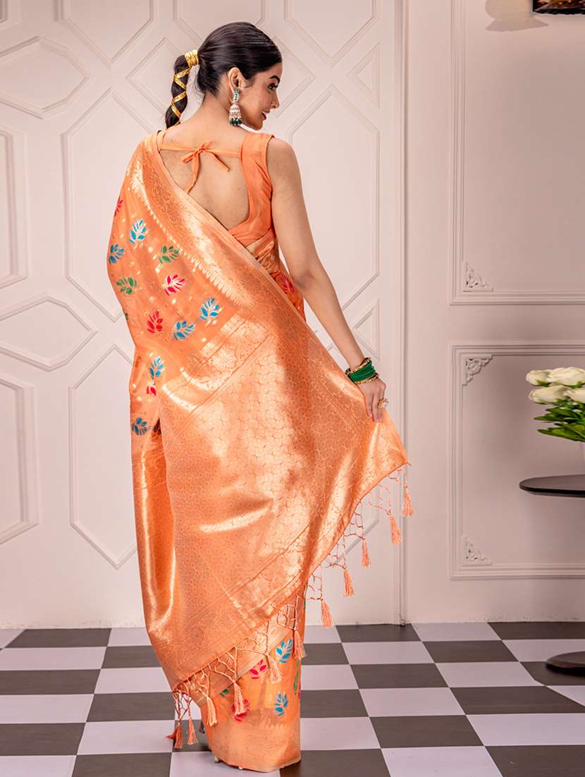 women self design banarasi saree - 21227344 -  Standard Image - 1