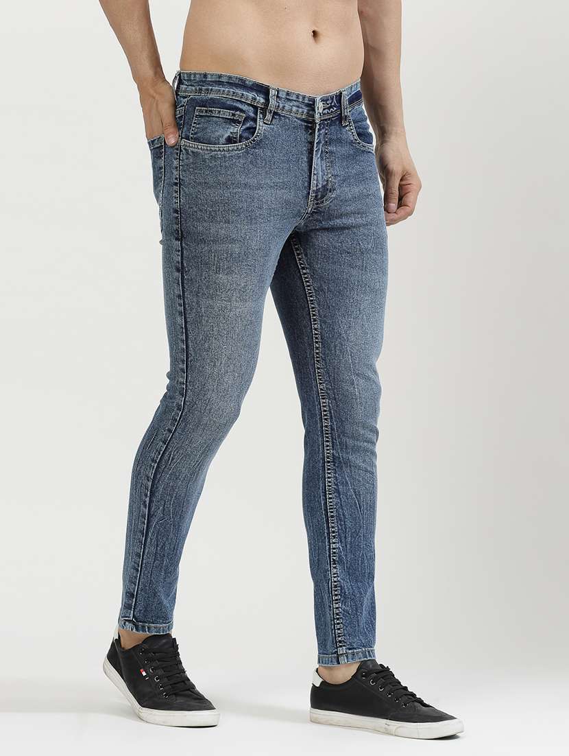 men mid-rise plain skinny jean - 21227469 -  Standard Image - 1