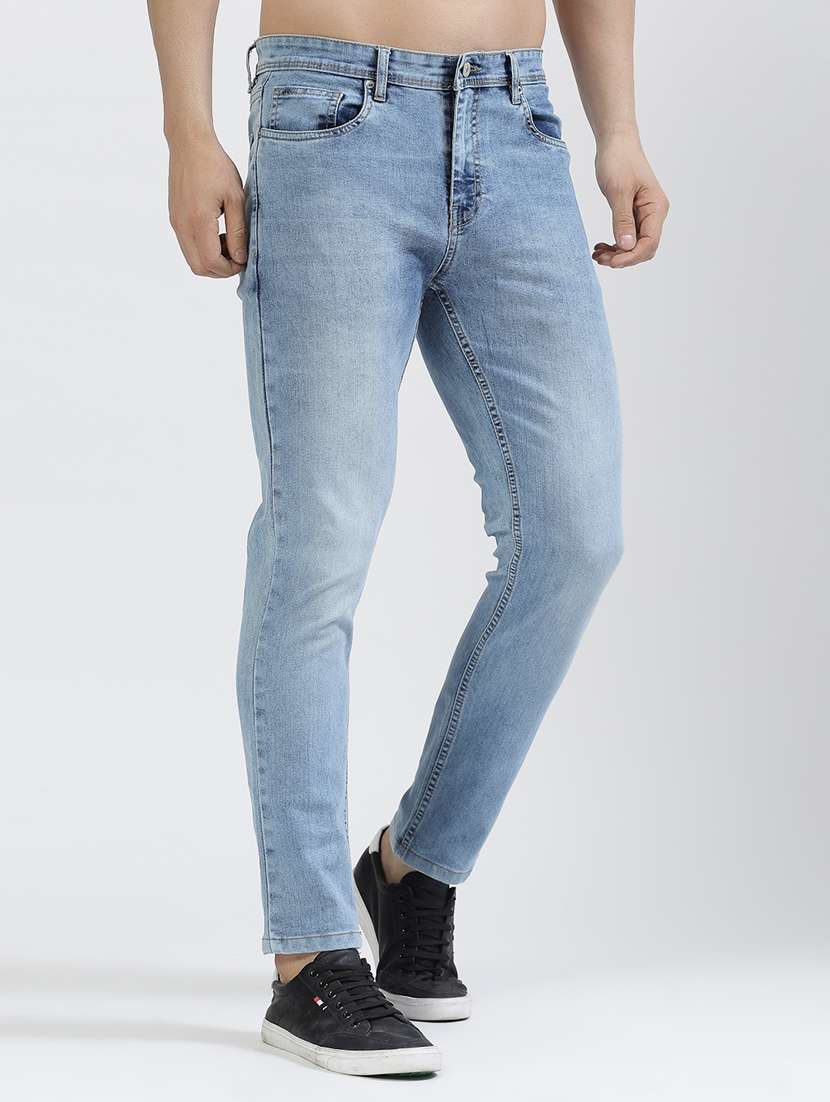 men mid-rise plain skinny jean - 21227481 -  Standard Image - 1