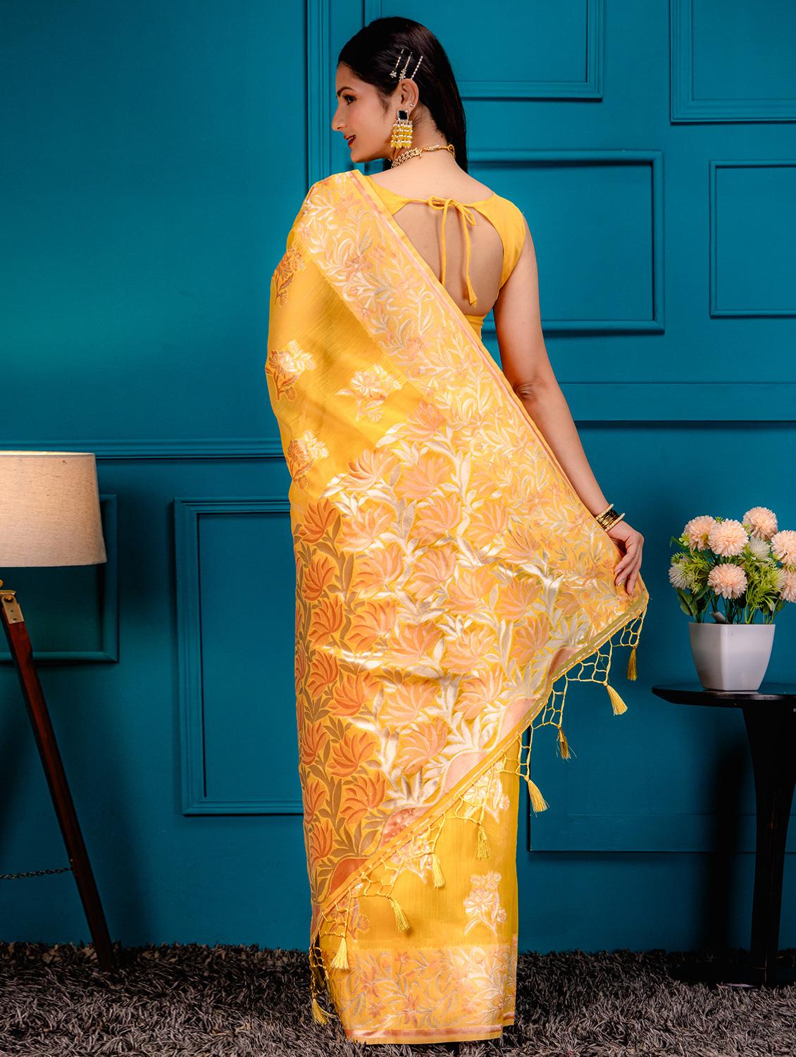 women self design banarasi saree - 21227656 - Standard Image - 1