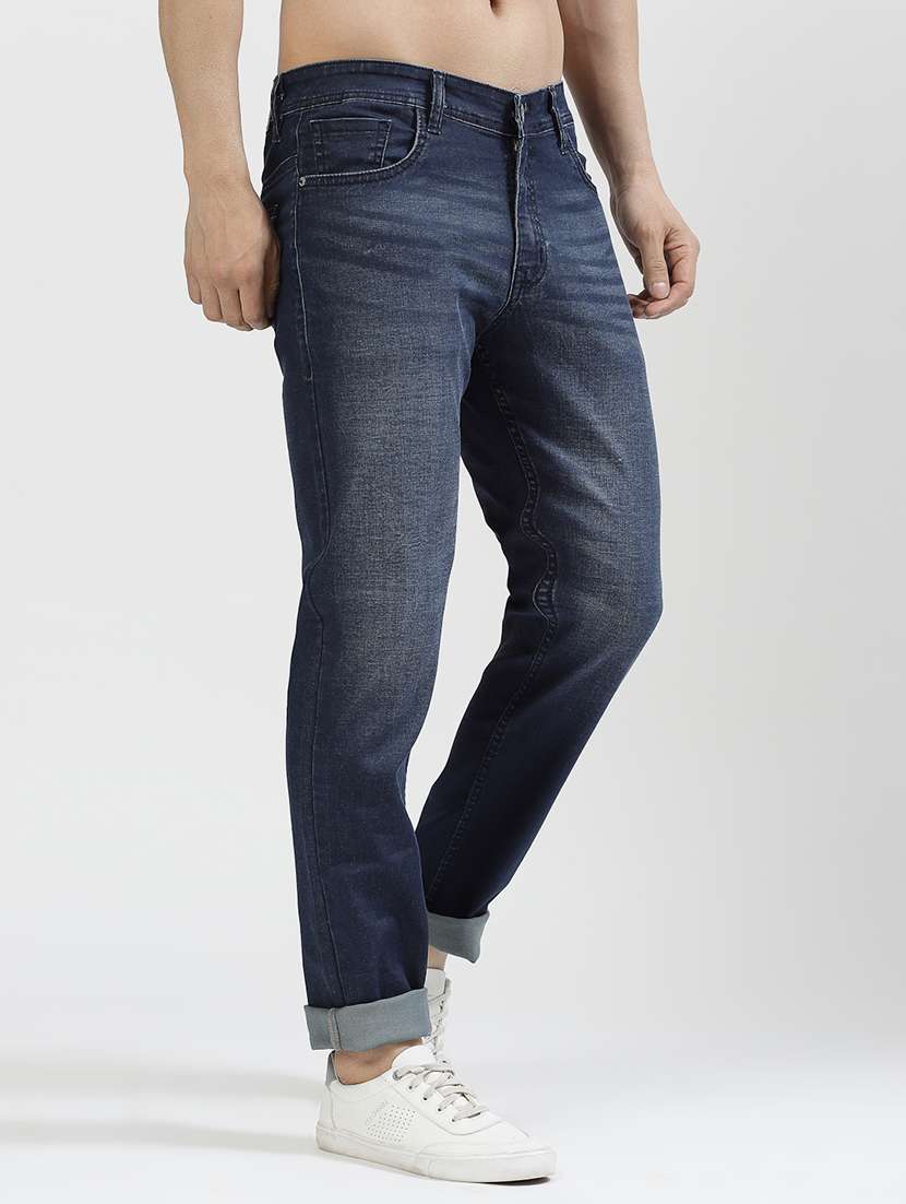 blue cotton blend jeans - 21228257 -  Standard Image - 1
