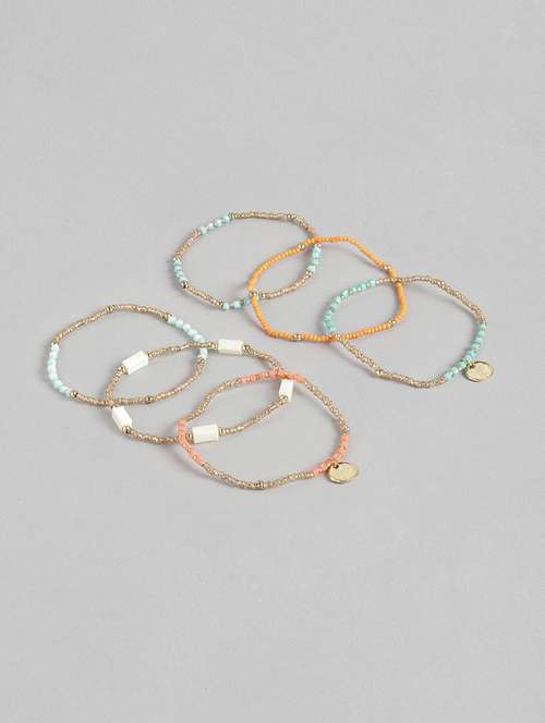 multi colored brass cuffs bracelet - 21228663 -  Standard Image - 0