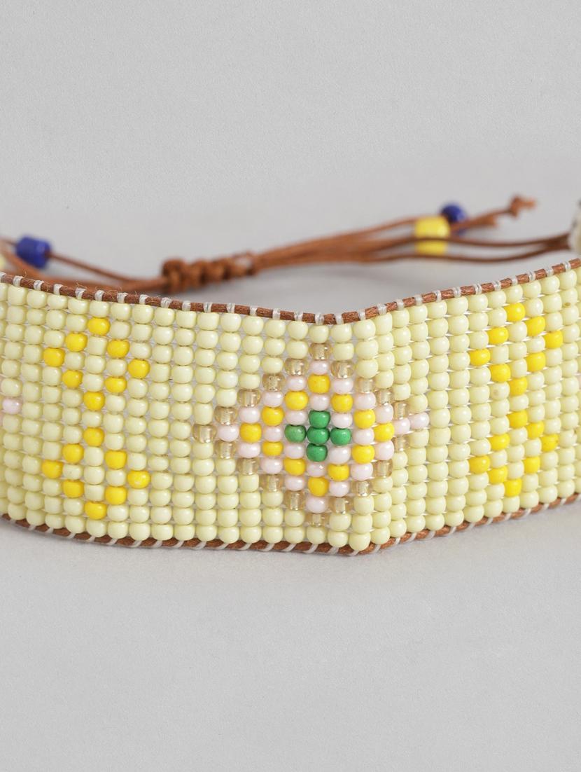 yellow brass cuffs bracelet - 21228666 - Standard Image - 4
