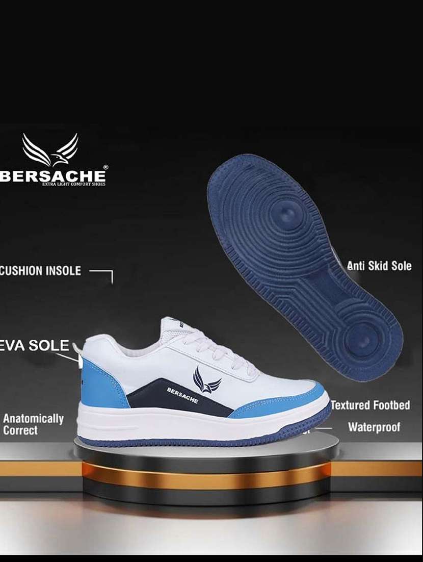 white colourblocked sport shoes - 21228706 -  Standard Image - 1