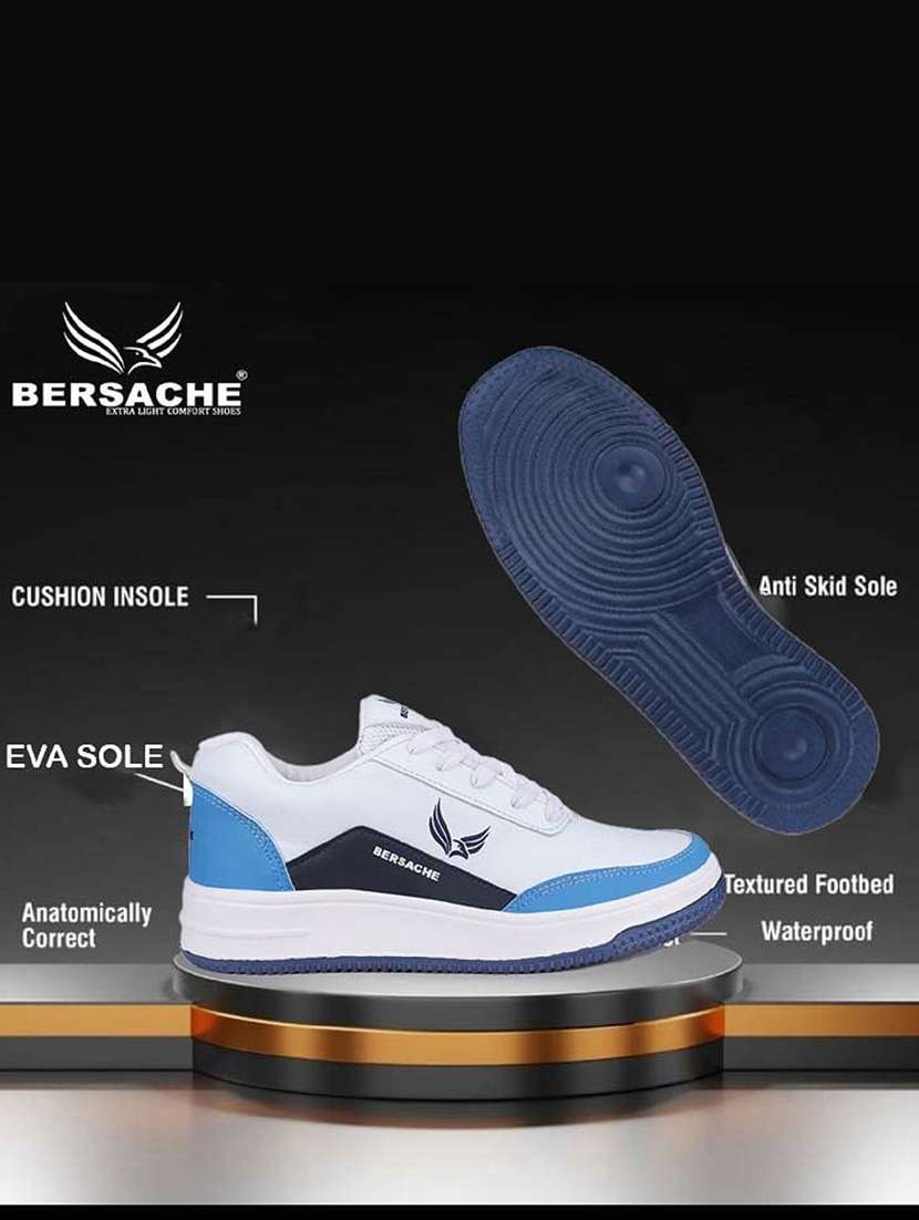 white colourblocked sport shoes - 21228708 -  Standard Image - 1