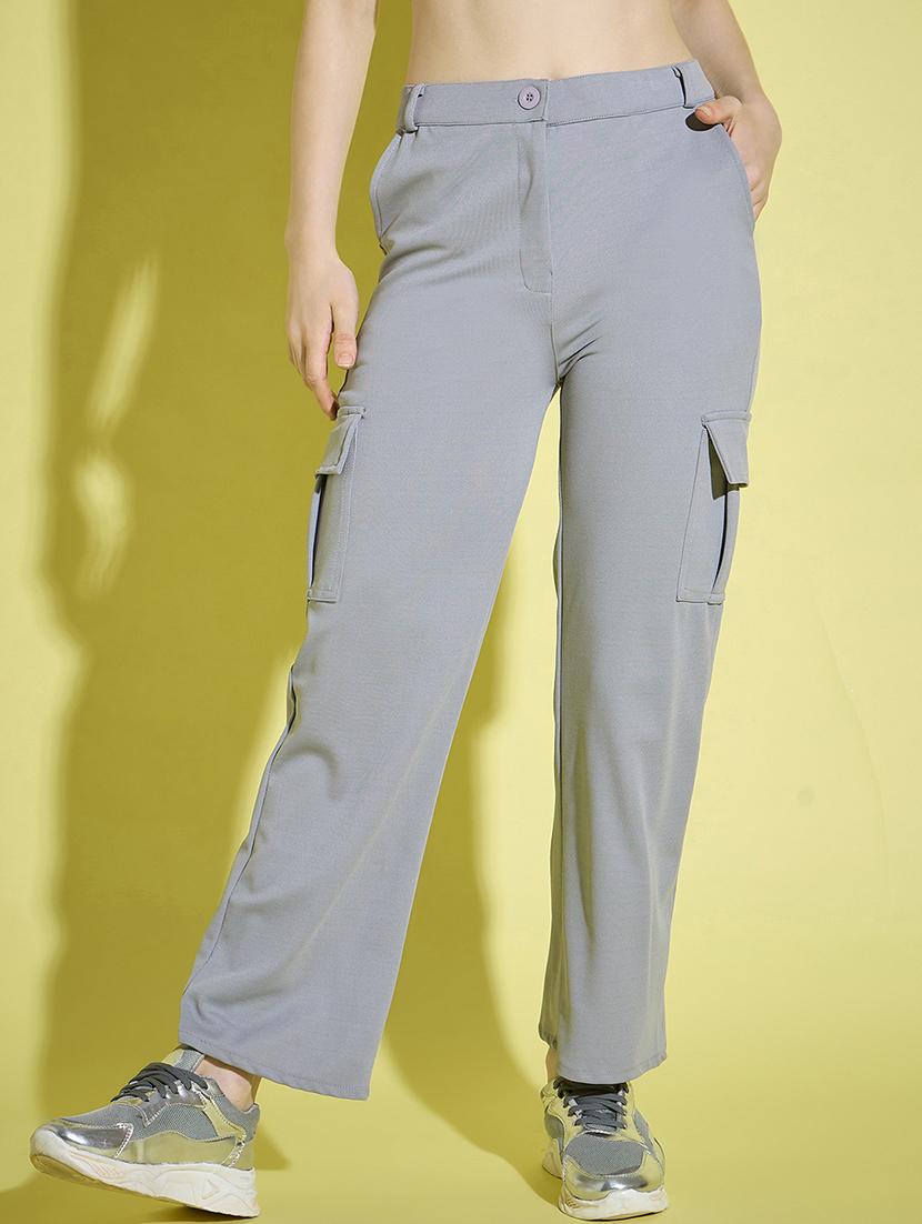 women high-rise solid cargo - 21229033 -  Zoom Image - 0