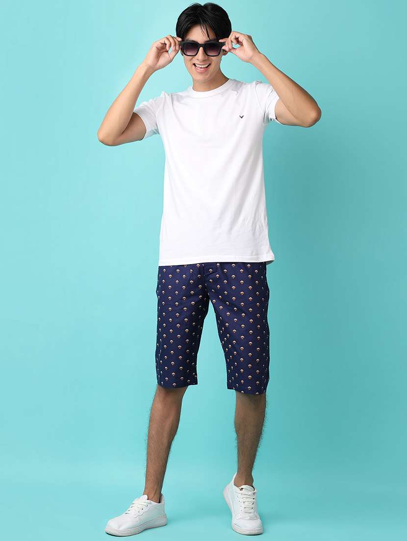 men mid rise printed three - fourth - 21230231 -  Standard Image - 4