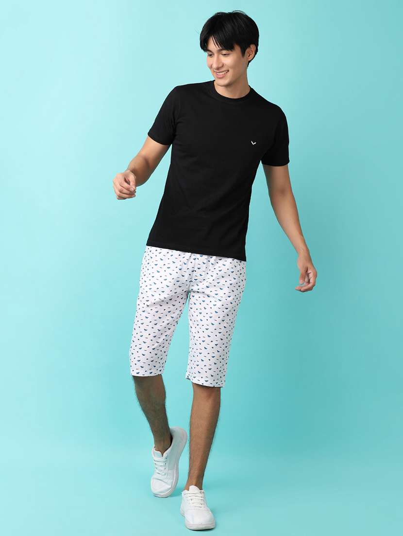 men mid rise printed three - fourth - 21230233 -  Standard Image - 4