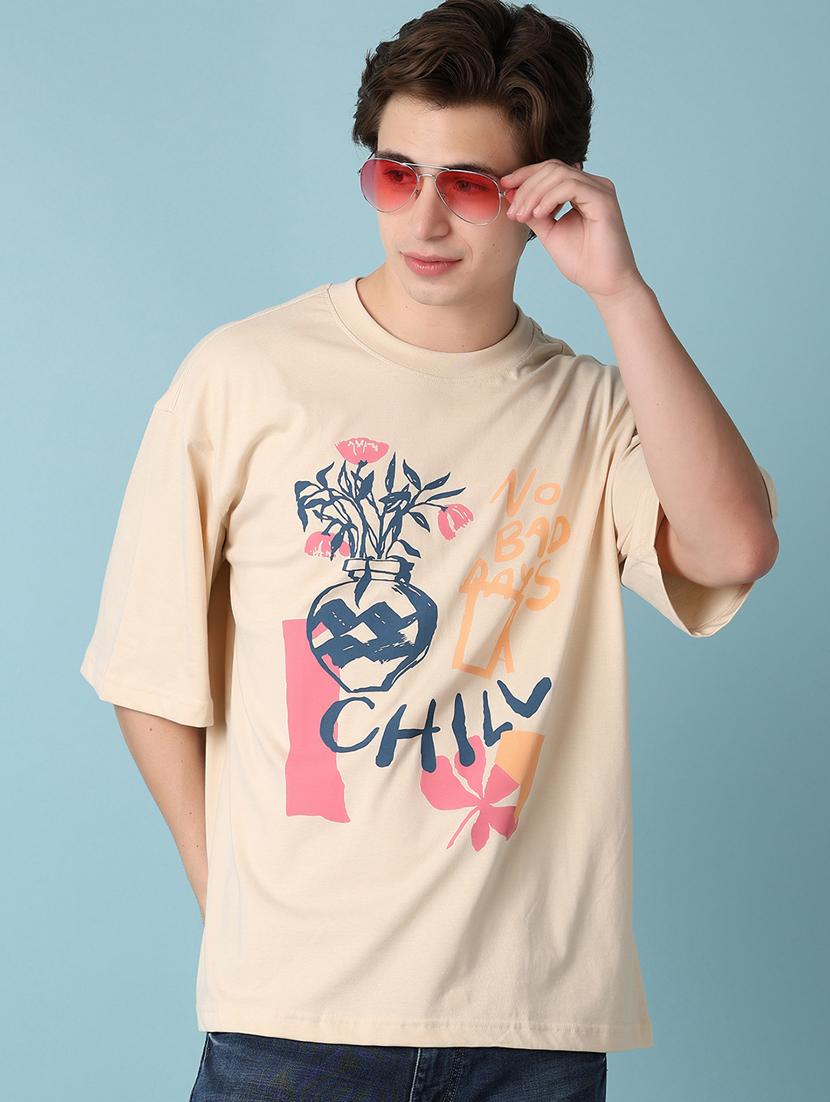 men's printed oversized t-shirt