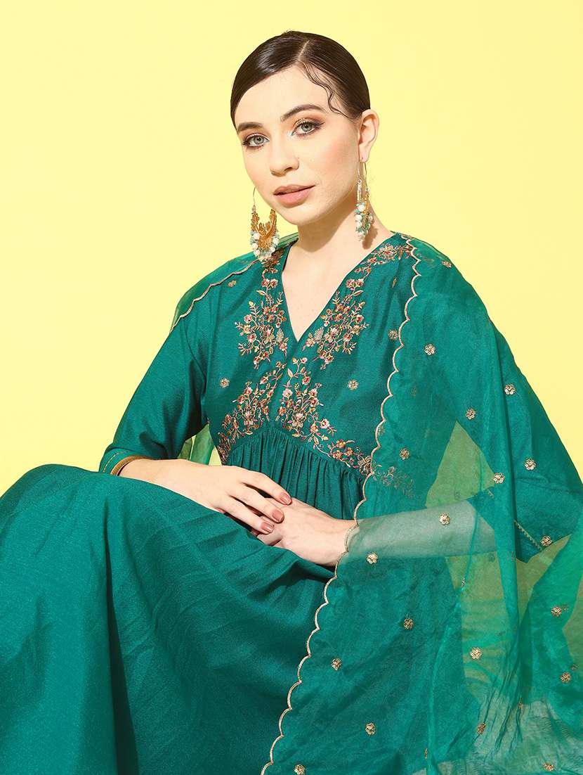 women three quarter sleeve suit set - 21230456 - Standard Image - 4