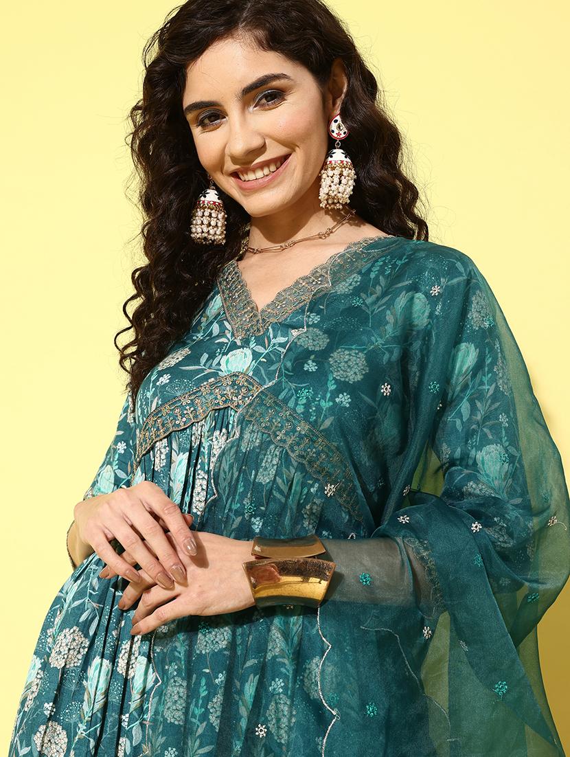 women three quarter sleeve suit set - 21230462 - Standard Image - 4