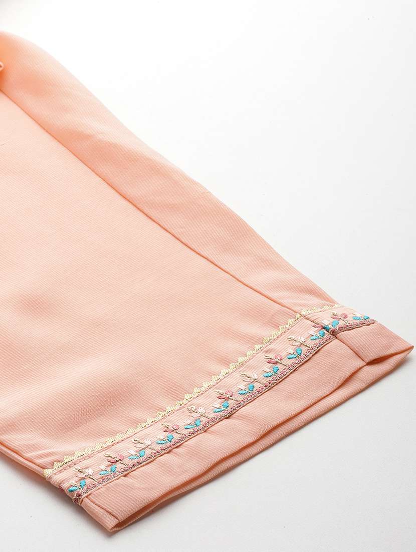 women round neck kurta pant set - 21230469 - Standard Image - 6