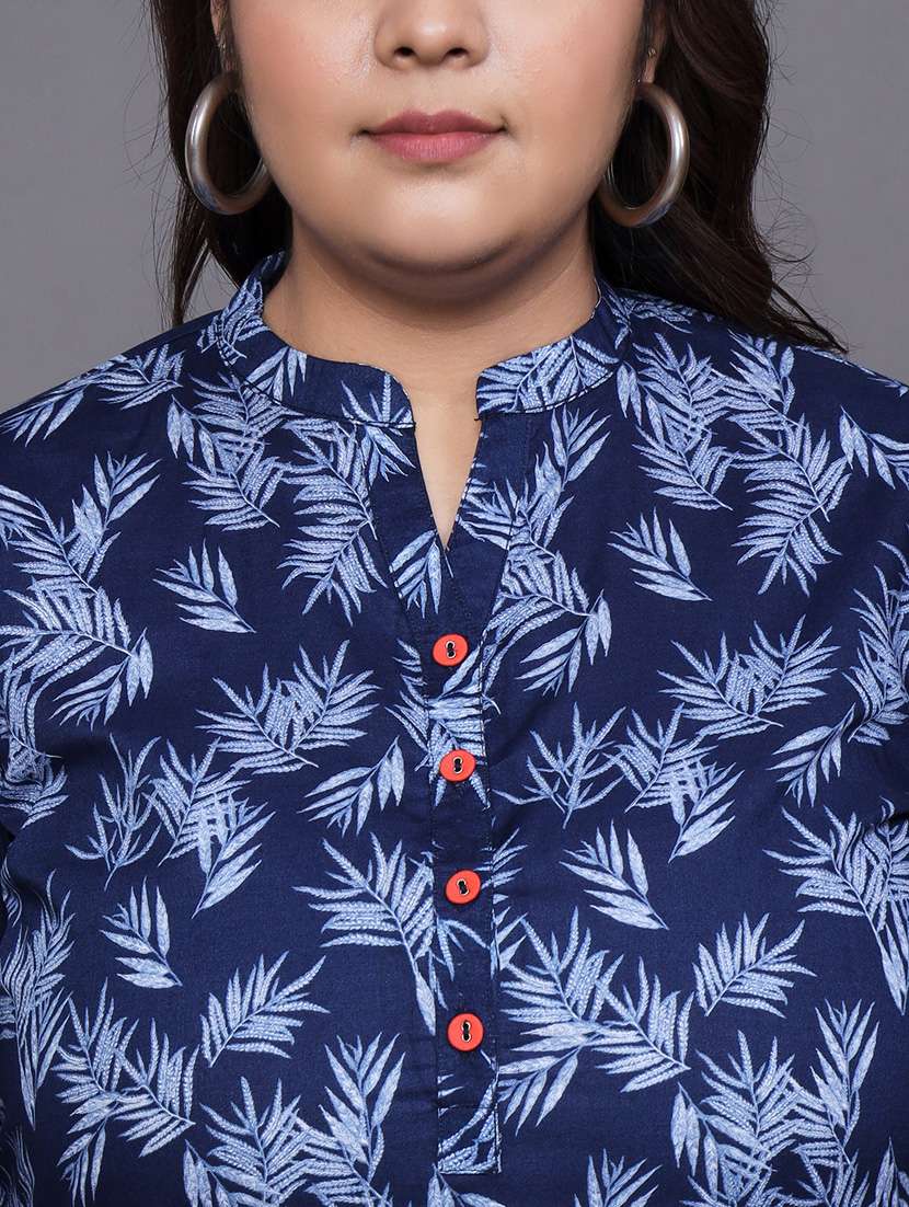 women blue printed co-ord set - 21231777 - Standard Image - 4