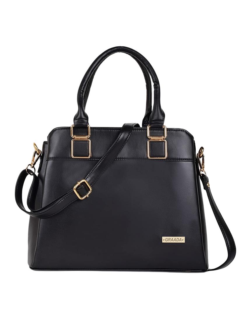 women black leatherette (pu) handbag - 21231869 -  Zoom Image - 0
