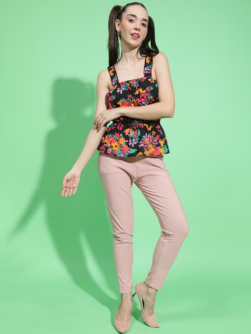 women floral print sleeveless top - 21231876 - Standard Image - 4